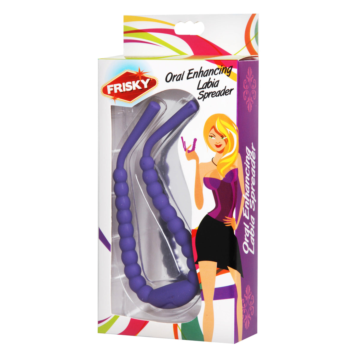 Oral Enhancing Hands Free Labia Spreader – restraints and cuffs, Silicone (view 5)