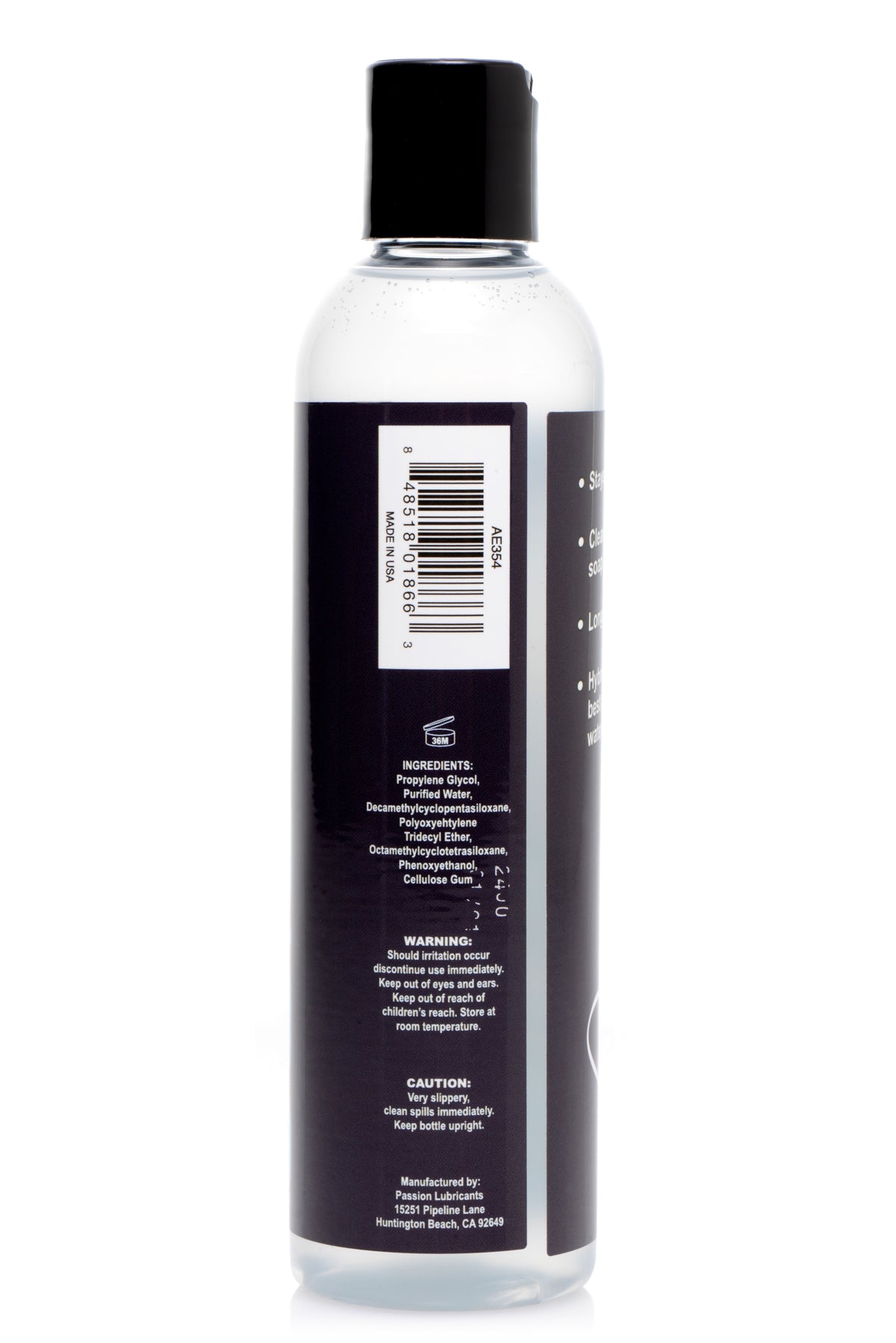 Passion Hybrid Water and Silicone Blend Lubricant- 8 oz (view 3)