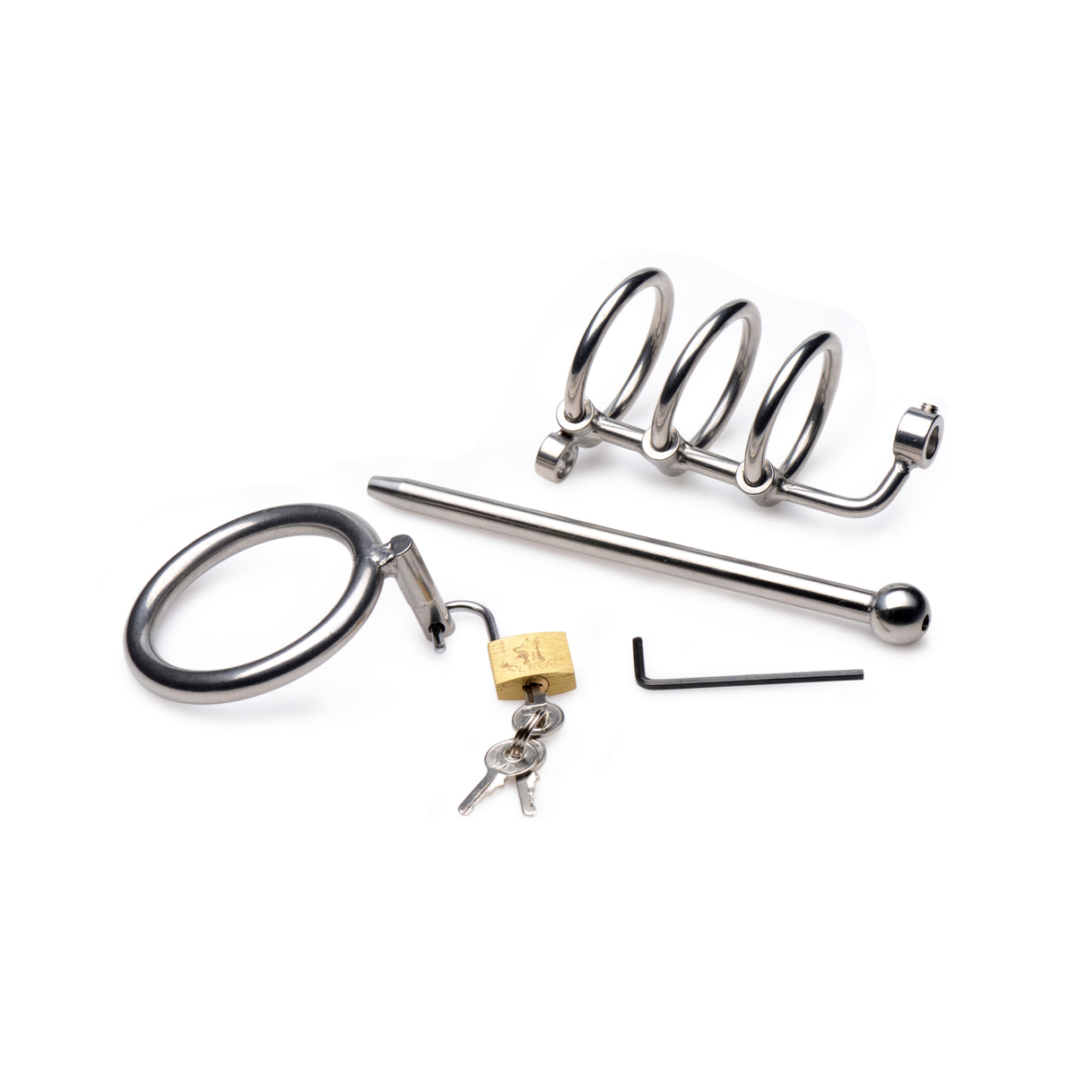 Gates of Hell Stainless Steel Adjustable Cum Through Sound Cage (view 3)