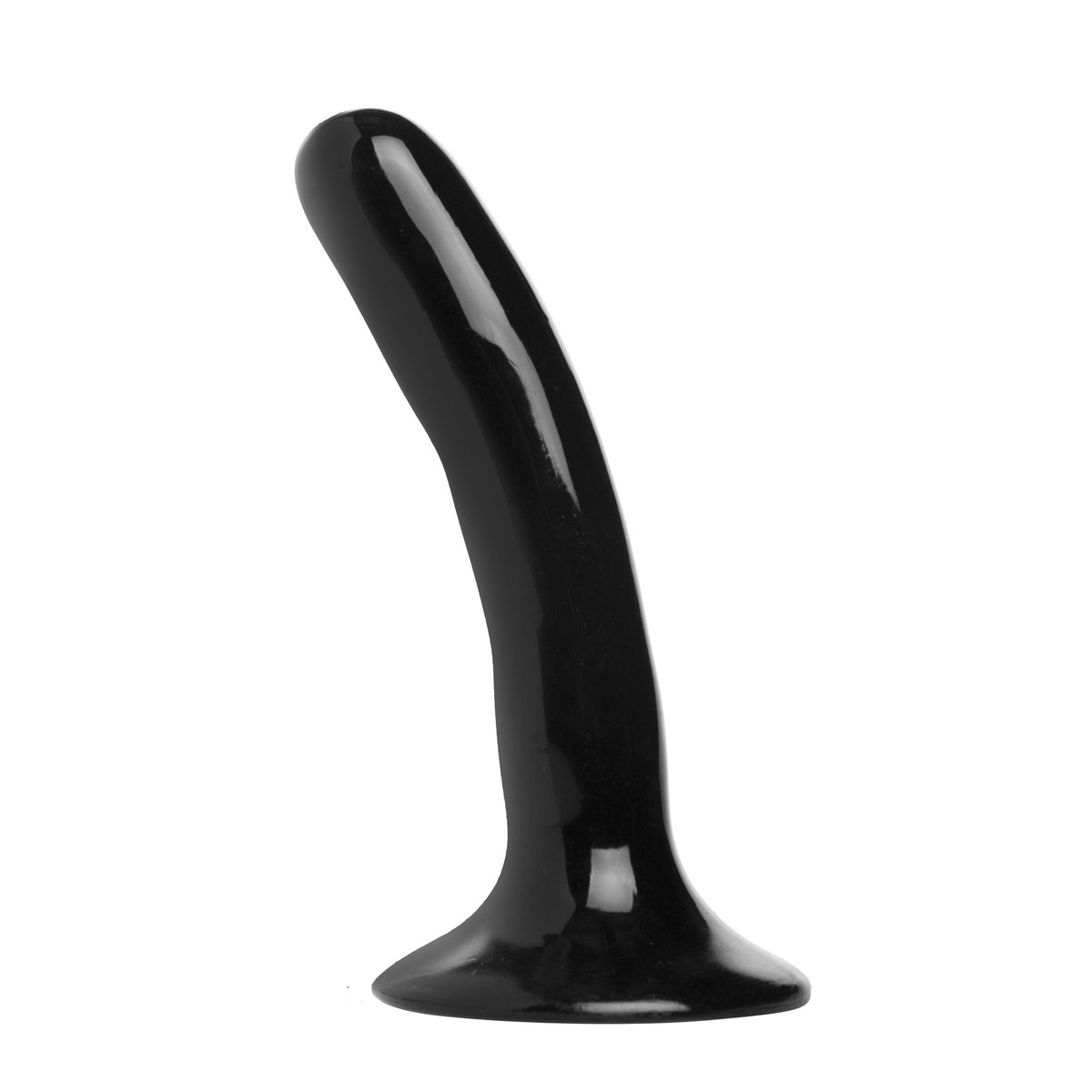 Slim Strap On Harness Dildo- Black – strap-on and harness, PVC