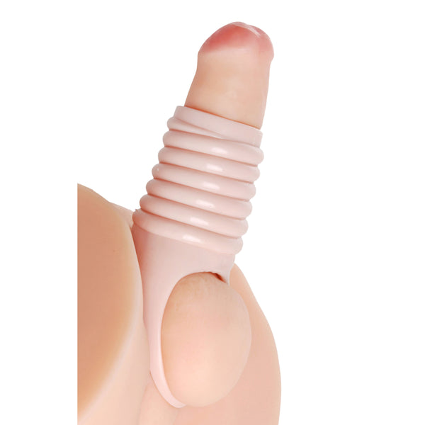 Really Ample Ribbed Penis Enhancer Sheath – penis pump and enhancer, TPE