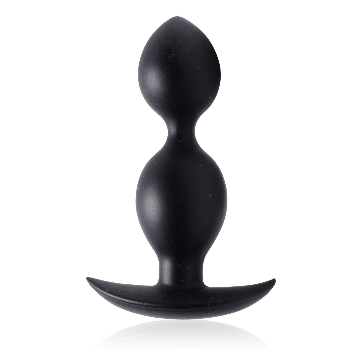 Orbs Steel Weighted Duotone Silicone Anal Plug – butt plug, Silicone