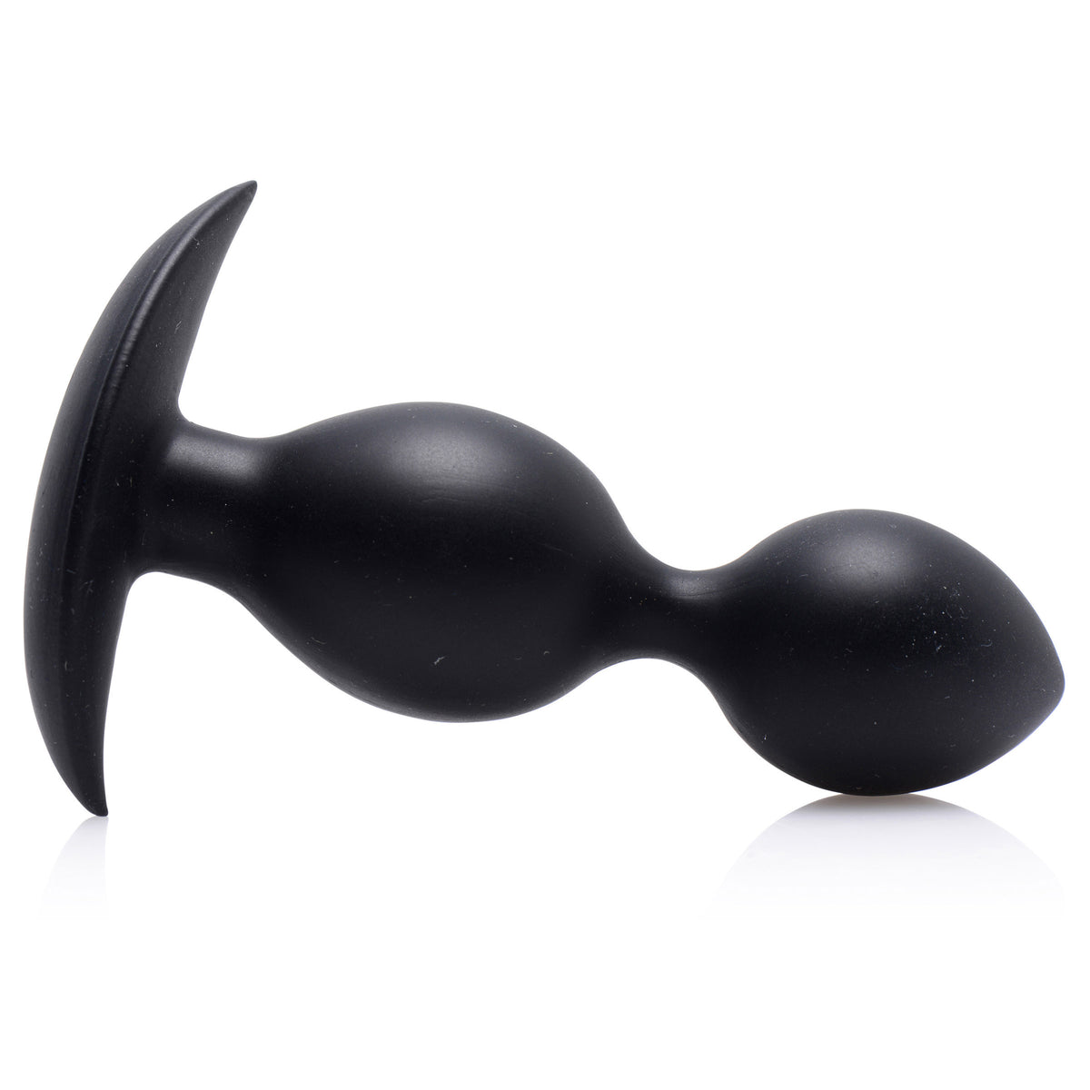 Orbs Steel Weighted Duotone Silicone Anal Plug – butt plug, Silicone (view 2)
