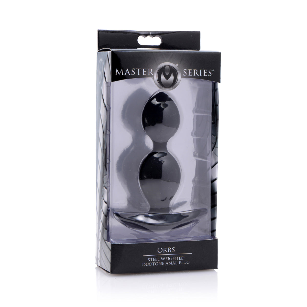 Orbs Steel Weighted Duotone Silicone Anal Plug – butt plug, Silicone (view 4)