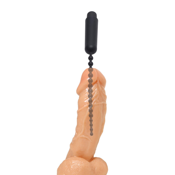 Dark Rod Vibrating Beaded Silicone Sound – vibrator, Silicone