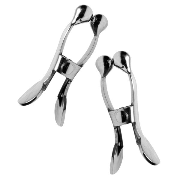 Stainless Steel Ball-Tipped Nipple Clamps – nipple toy, Metal