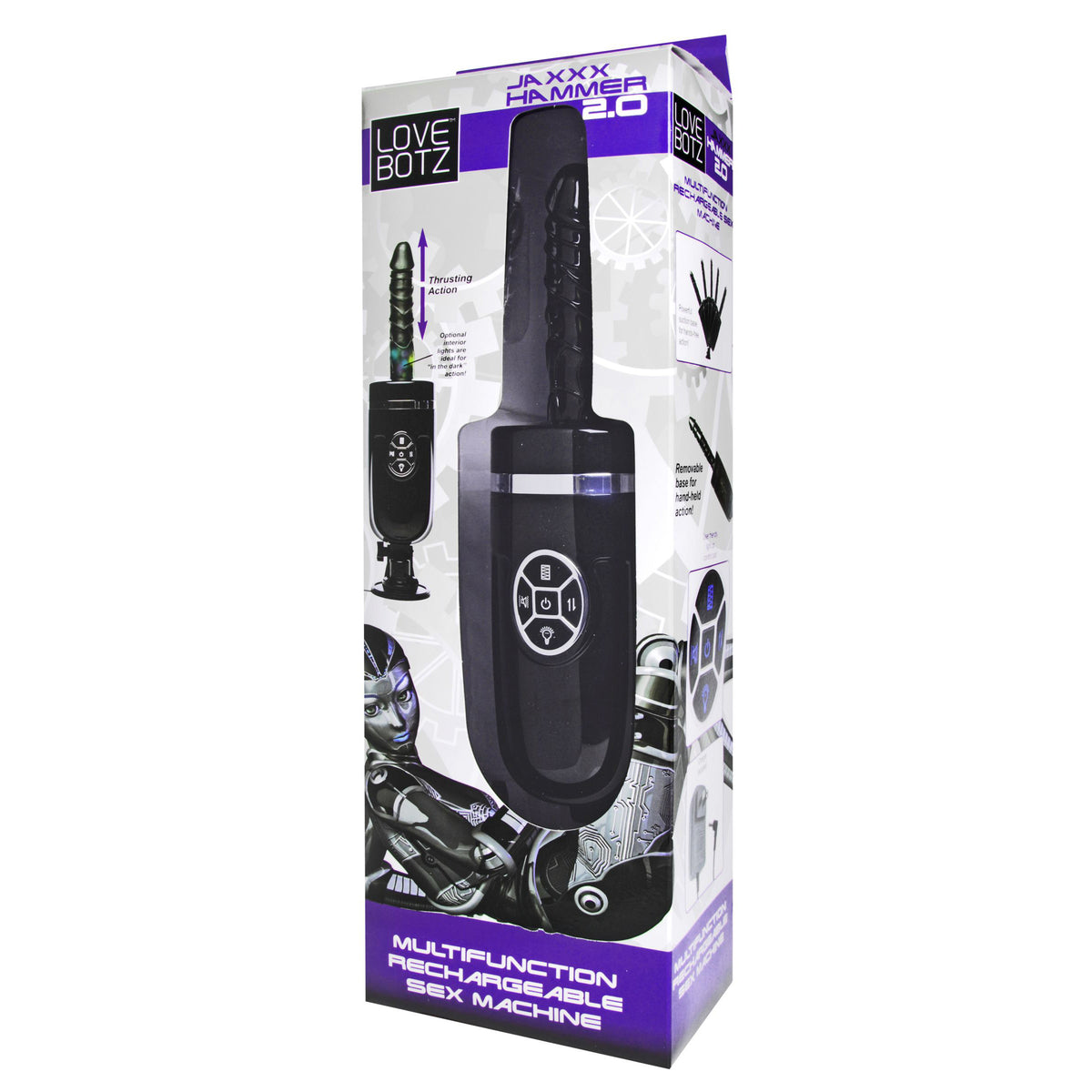 Jaxxx Hammer 2.0 Multifunction Rechargeable Sex Machine (view 5)