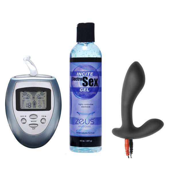 Electrify Your Prostate Silicone Estim Kit – prostate massager, Silicone