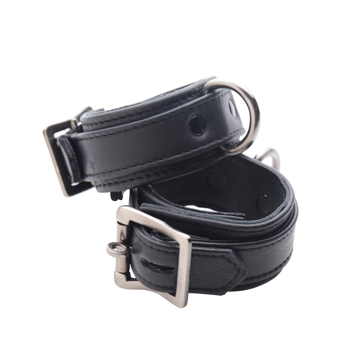 Strict Leather Luxury Locking Wrist Cuffs – restraints and cuffs, Metal (view 2)