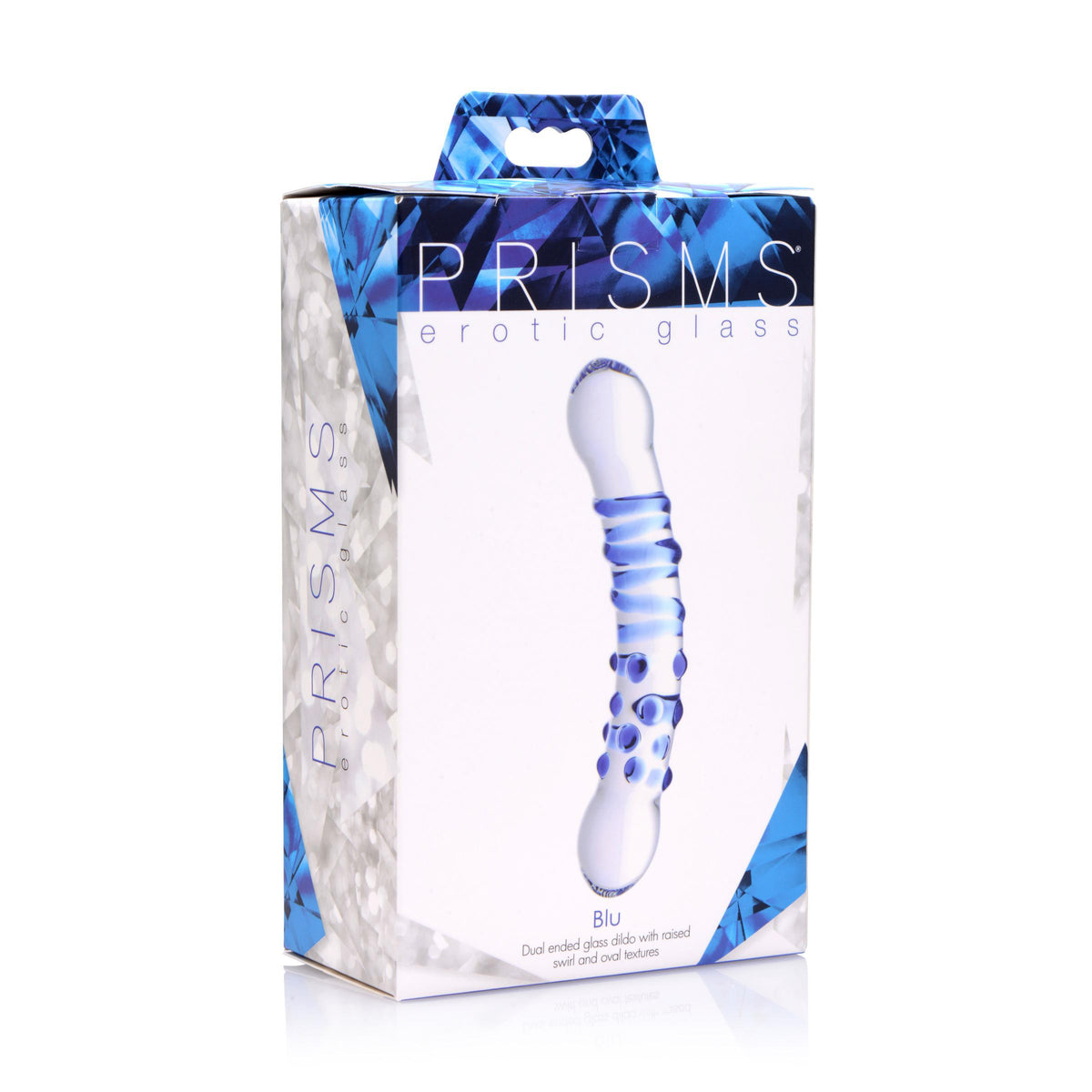 Blu Dual Ended Glass Dildo, Glass (view 2)