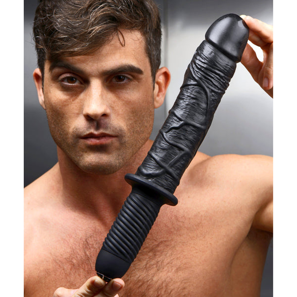 The Violator - 13 Mode XL Dildo Thruster, Metal