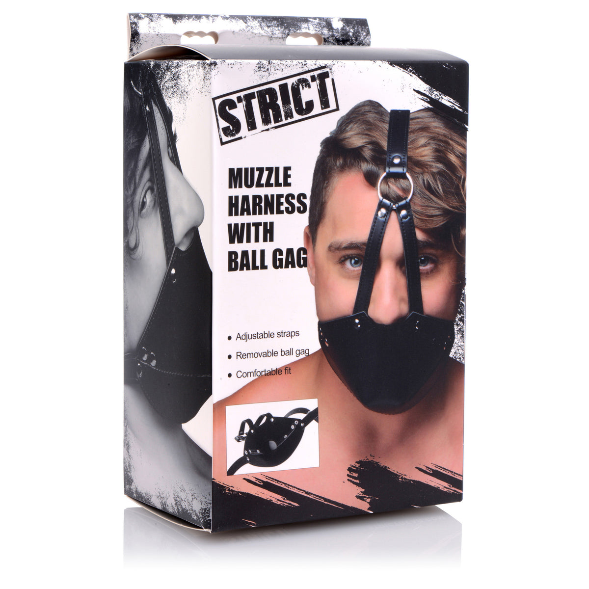 Mouth Harness with Ball Gag, Metal (view 5)