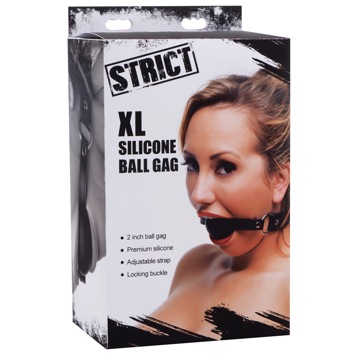 XL 2 Inch Silicone Ball Gag, Silicone (view 5)