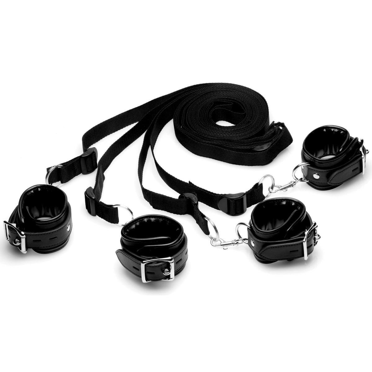 Deluxe Bed Restraint Kit – restraints and cuffs, Metal (view 4)