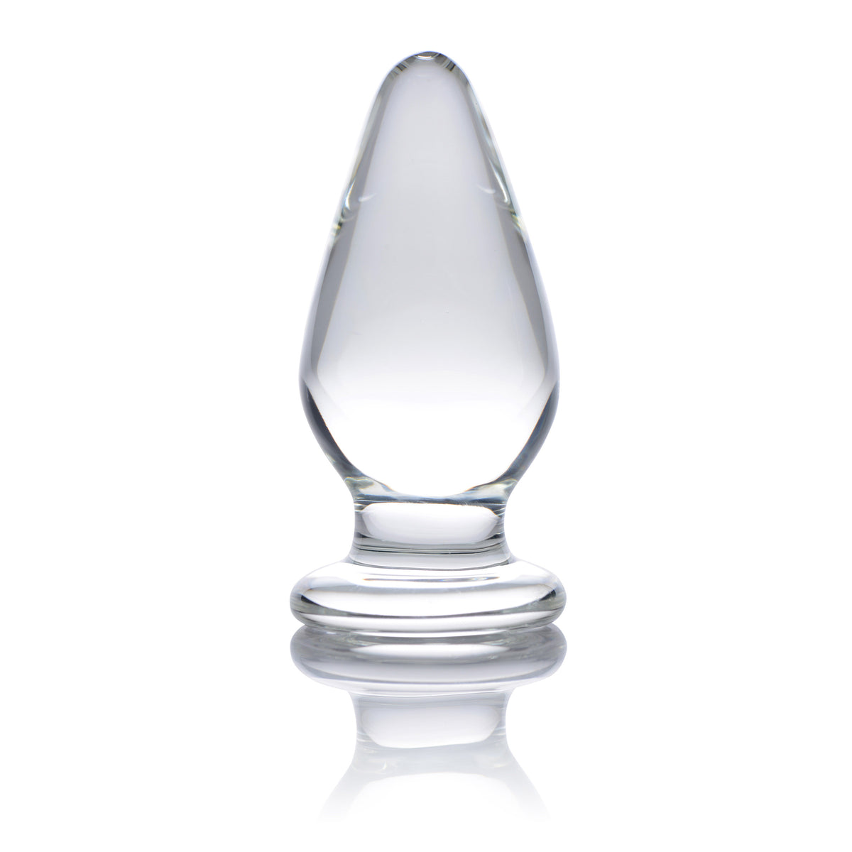 Ember Weighted Tapered Anal Plug – butt plug, Glass (view 2)