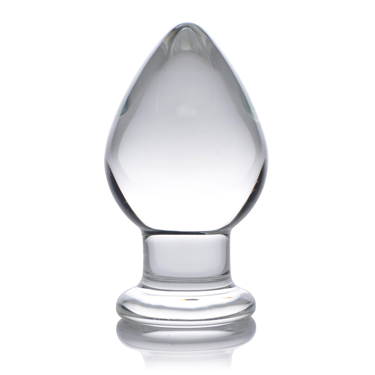 Molten Wide Glass Butt Plug, Glass (view 2)