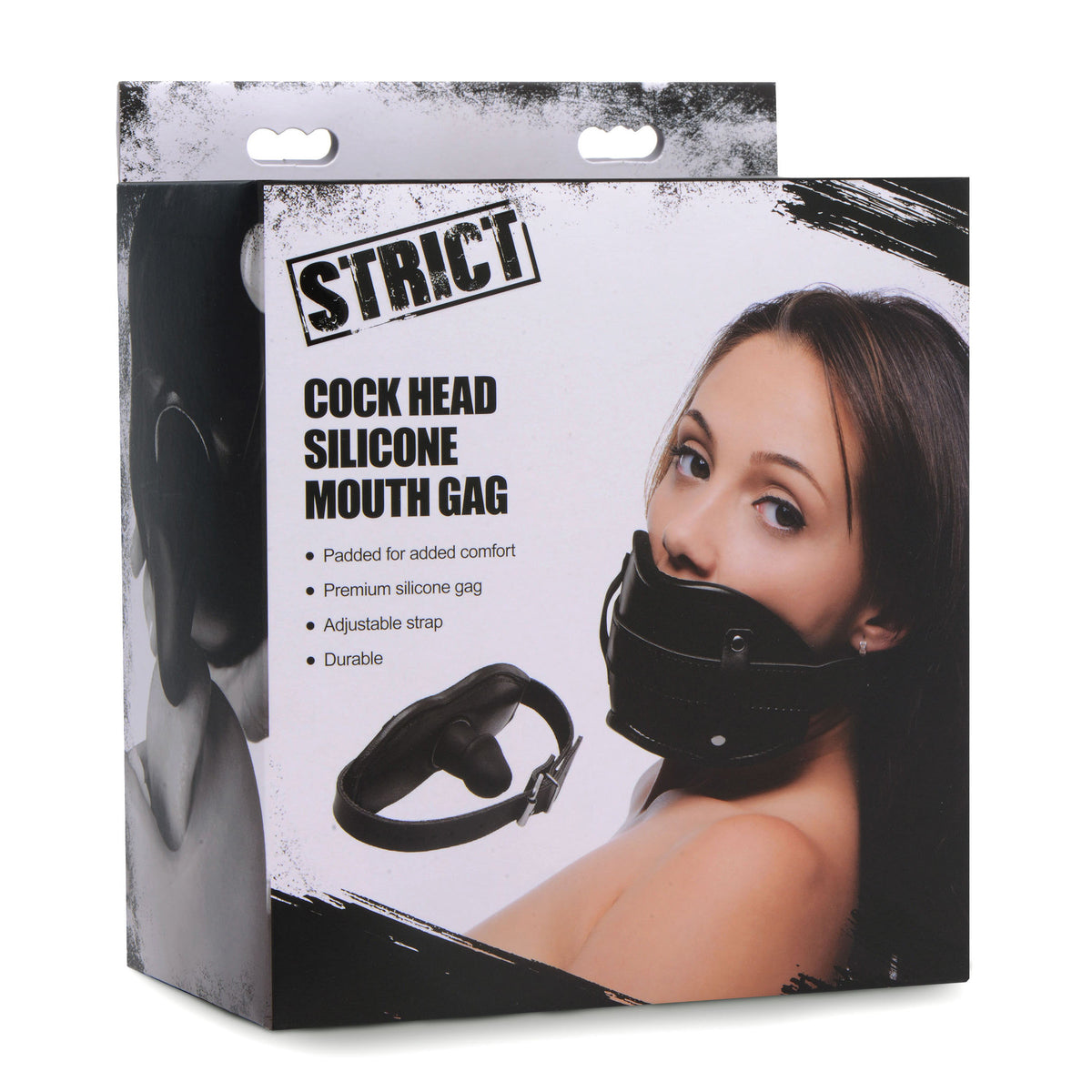 Cock Head Silicone Mouth Gag, Silicone (view 6)
