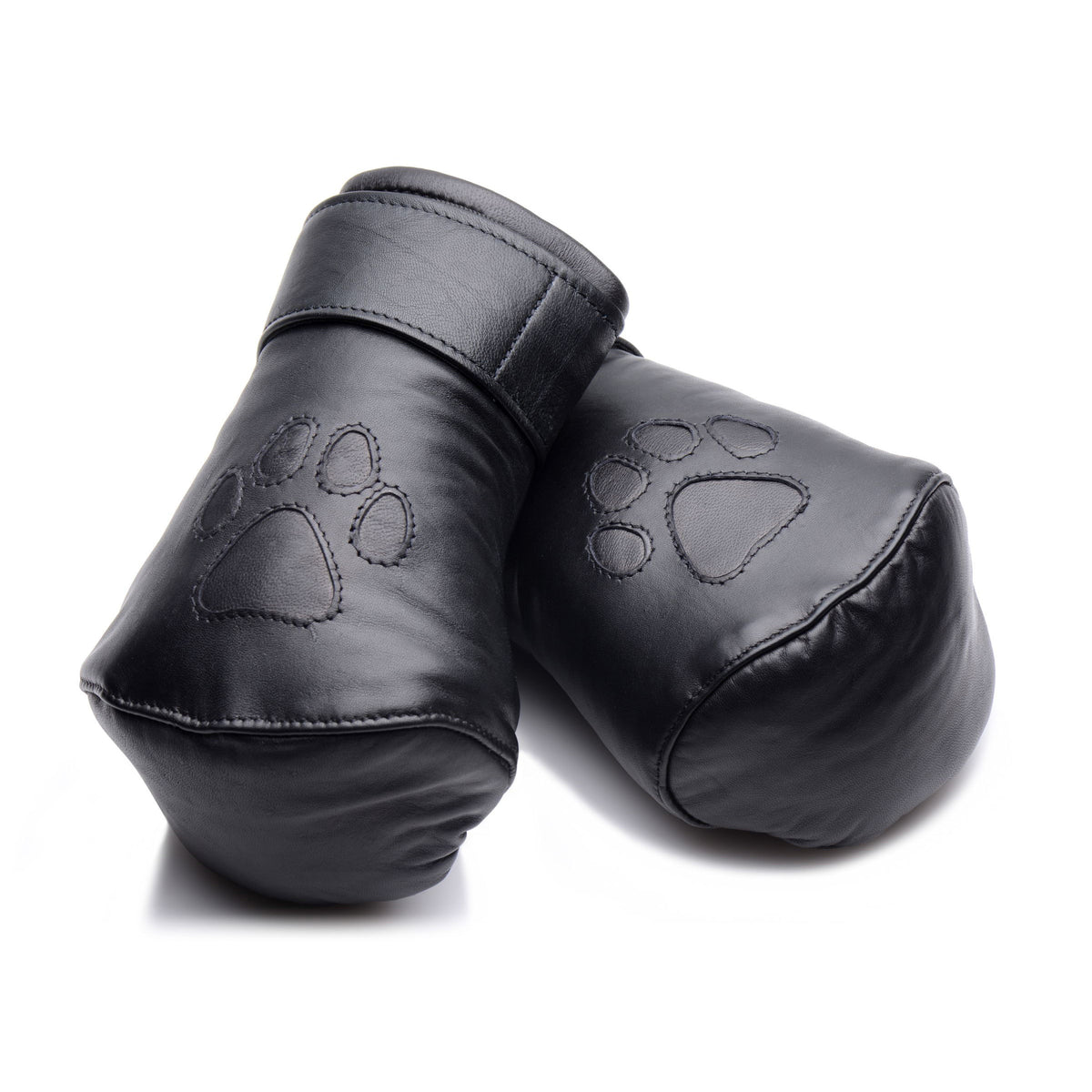 Strict Leather Padded Puppy Mitts – restraints and cuffs, Leather (view 4)