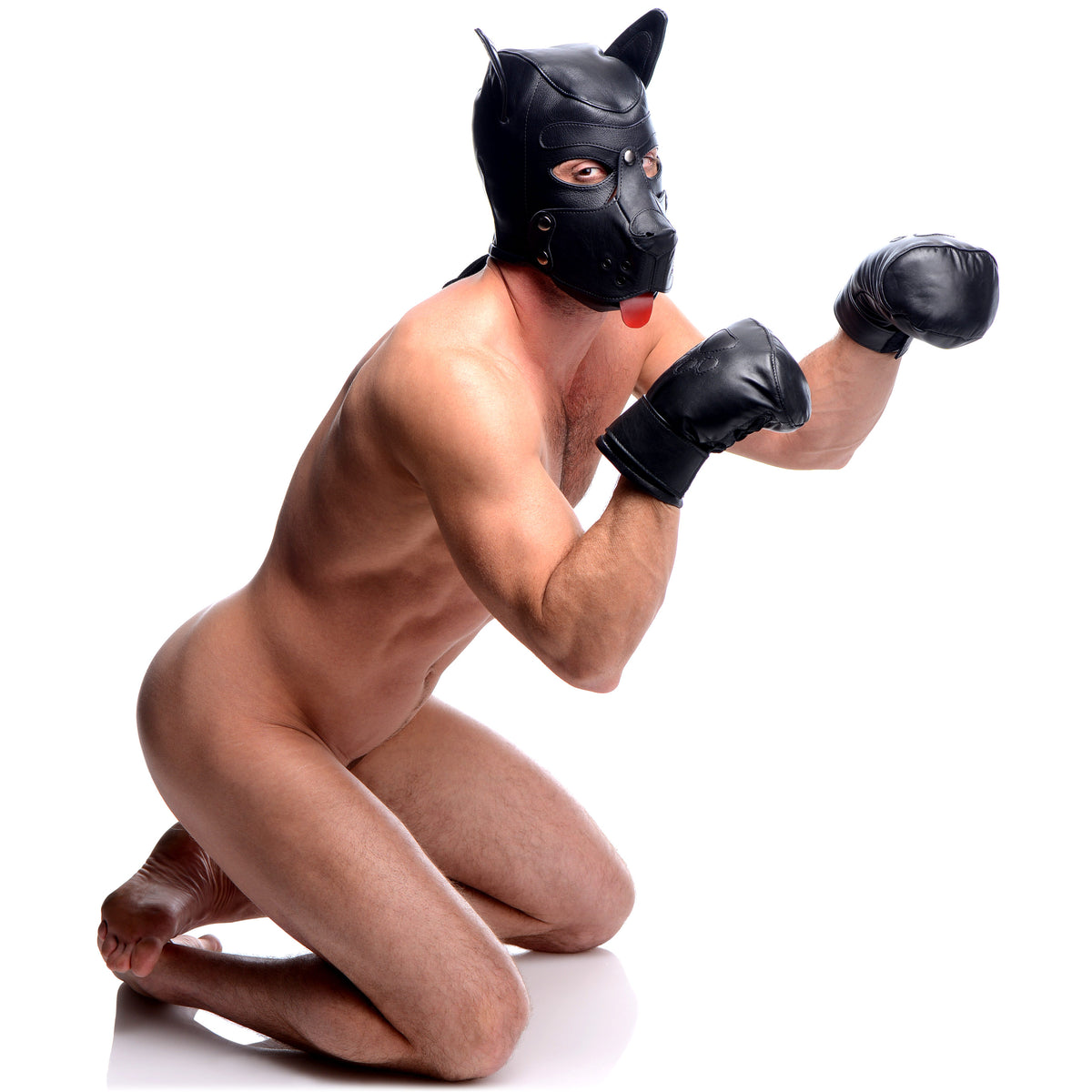 Strict Leather Padded Puppy Mitts – restraints and cuffs, Leather (view 2)