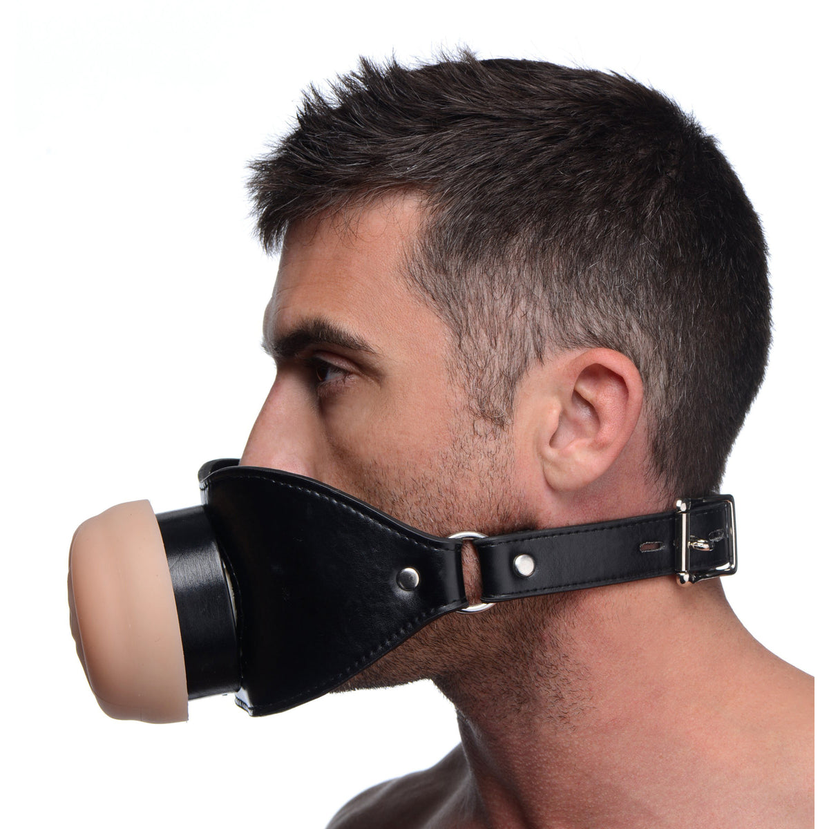 Pussy Face Oral Sex Mouth Gag, TPE (view 2)