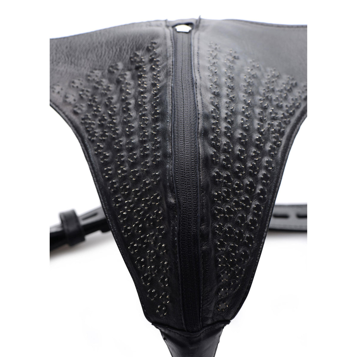 Spiked Leather Confinement Jockstrap – restraints and cuffs, Metal (view 5)