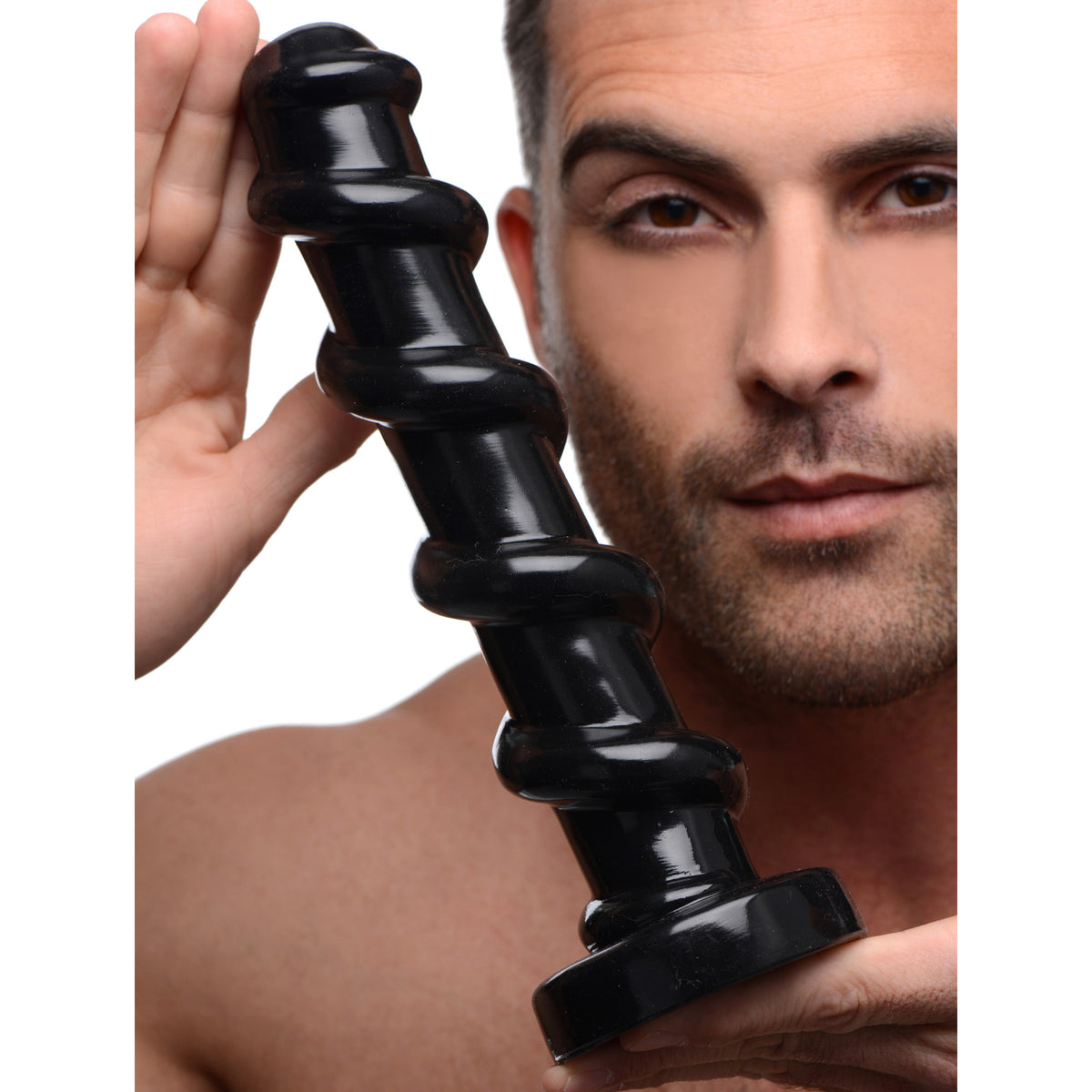Mighty Screw 9.5 Inch Dildo, PVC (view 3)