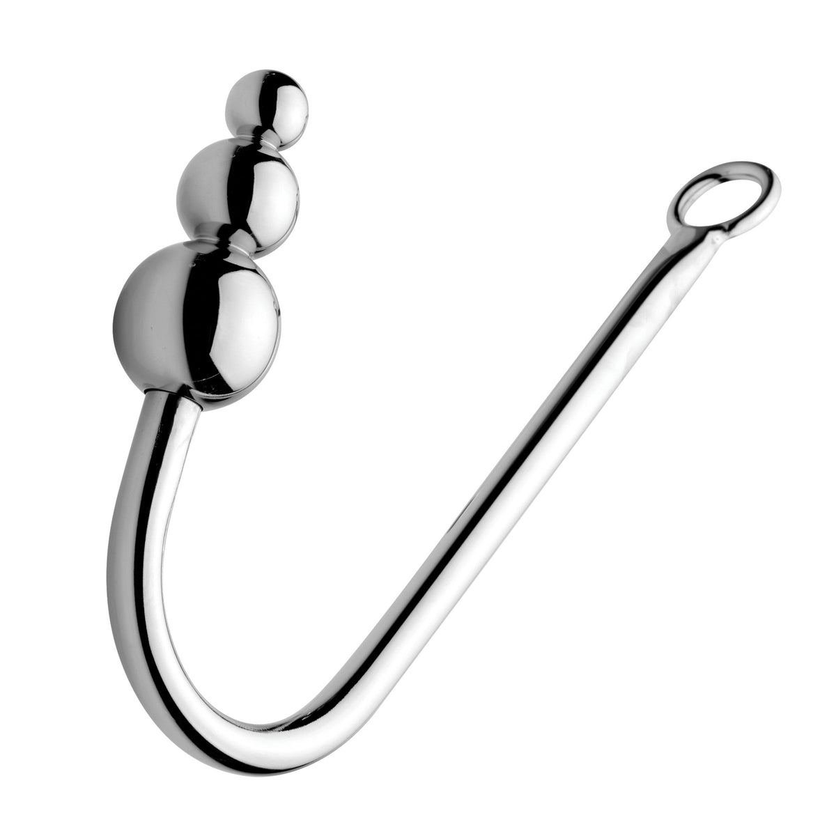 Beaded Anal Hook – anal toy, Metal