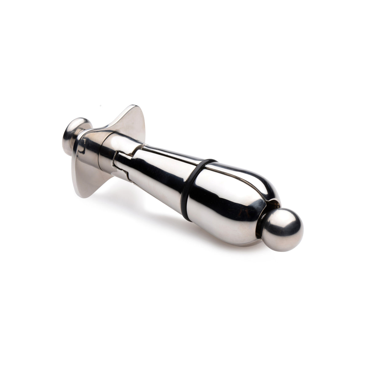 Stainless Steel Locking Anal Plug – butt plug, Metal (view 5)