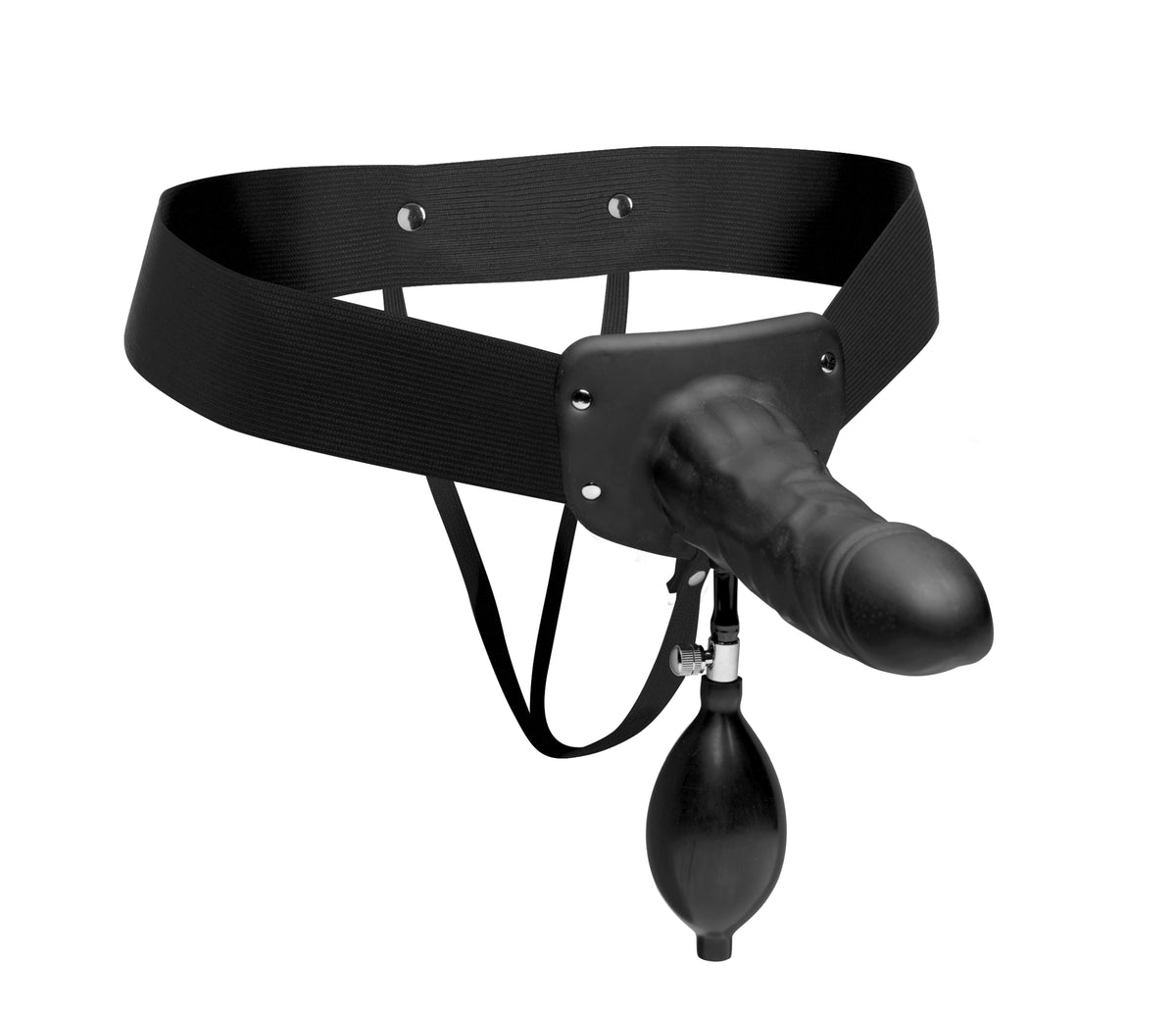 Pumper Inflatable Hollow Strap On – strap-on and harness, Silicone (view 3)