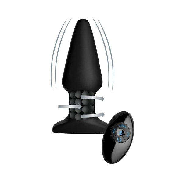 Rimmers Model R Smooth Rimming Plug with Remote – butt plug, Silicone