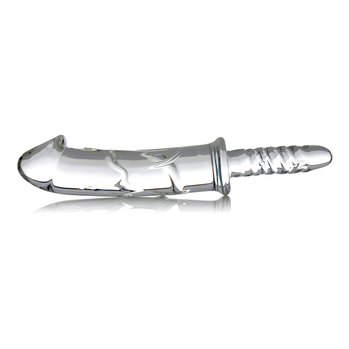 Battle Rammer Phallic Glass Thruster – dildo, Glass (view 3)