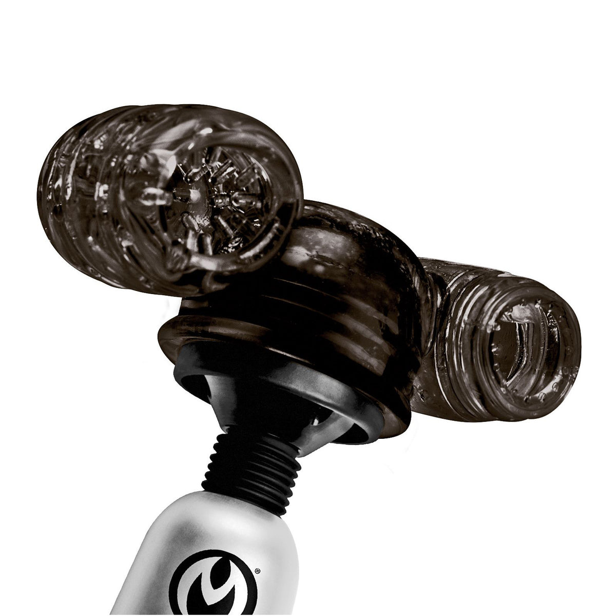 Thunder Stroke 2 in 1 Wand Masturbation Attachment – masturbator, TPE (view 3)