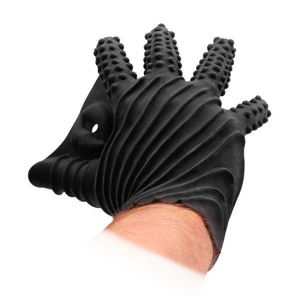Fist It Textured Masturbation Glove – masturbator, Silicone