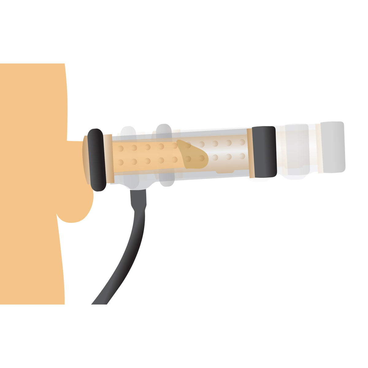 The Super Milker Automatic Deluxe Stroker Machine – masturbator, Silicone (view 5)