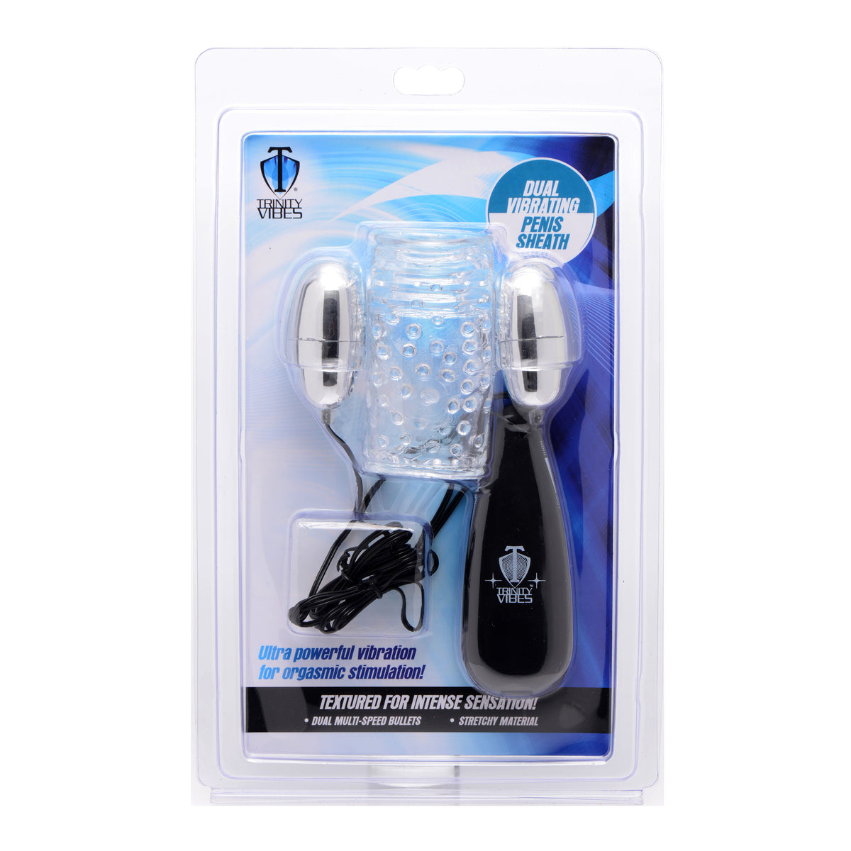 Dual Vibrating Penis Sheath – penis pump and enhancer, TPE (view 4)