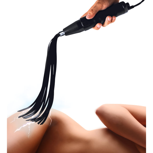 Extreme Twilight Flogger Silicone eStim Attachment – electro play, Silicone