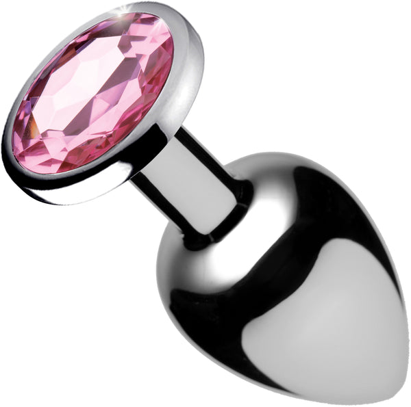 Pink Gem Anal Plug- Medium – butt plug, Metal