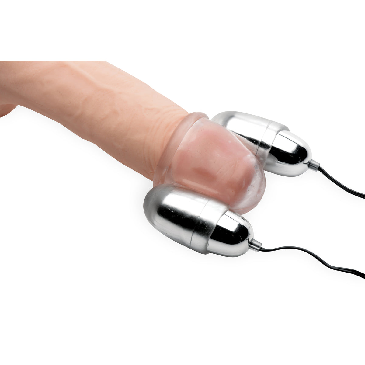 Clear Multi-Speed Vibrating Head Teaser – vibrator, TPE (view 2)