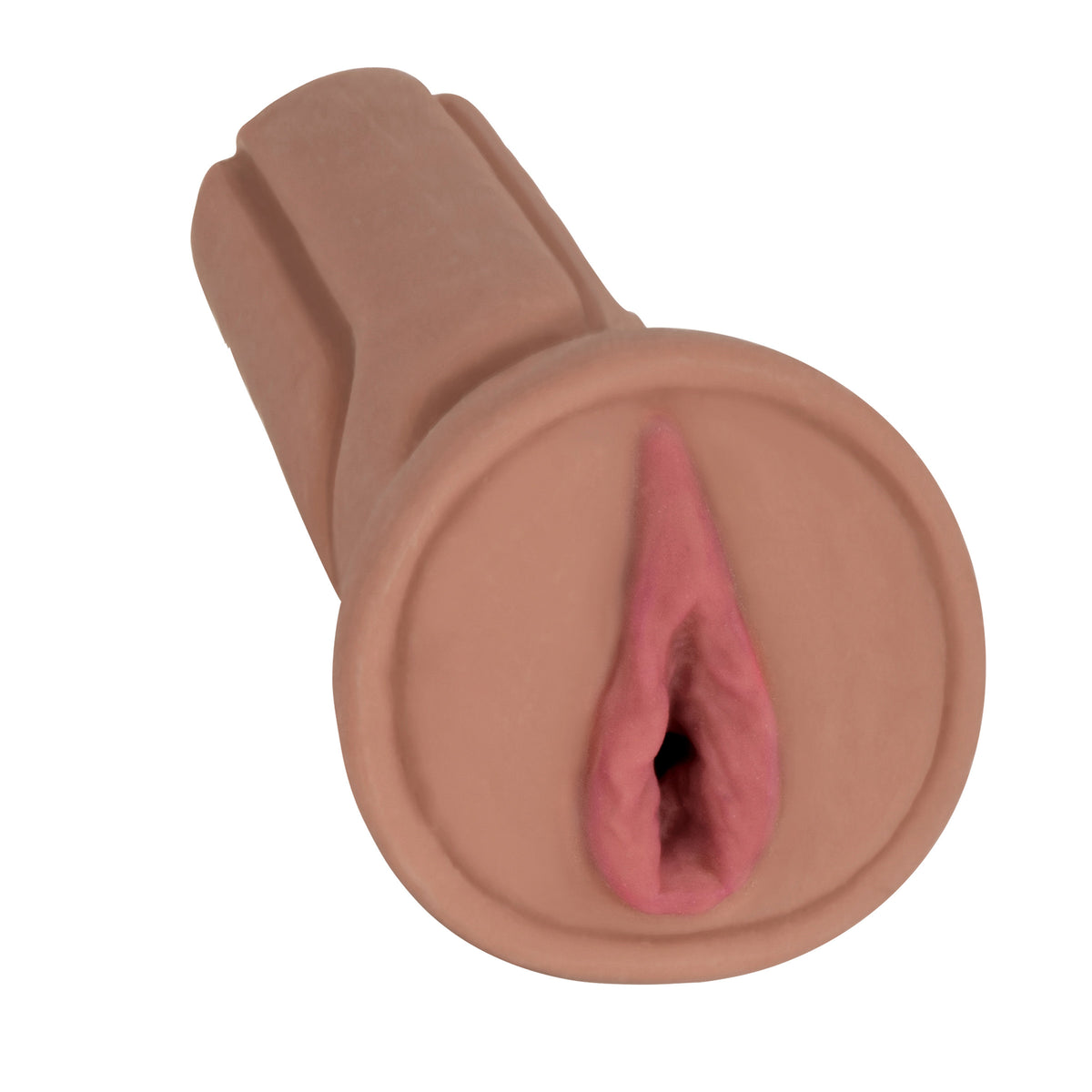 Mistress Arielle BioSkin Vibrating Pussy Stroker- Tan – masturbator, TPE (view 2)