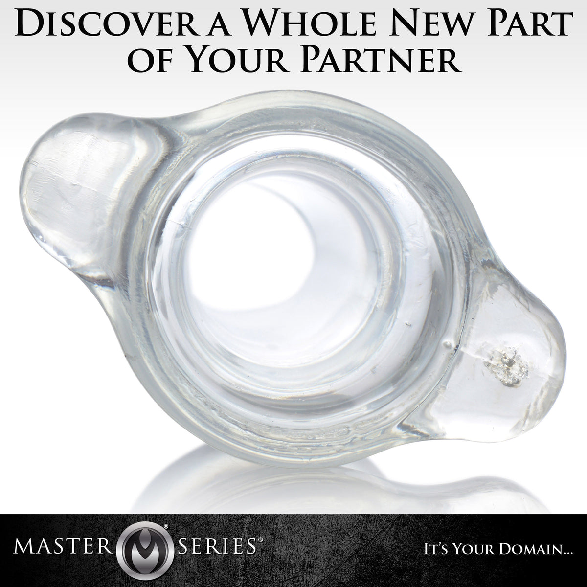 Gape Glory Clear Hollow Anal Plug – butt plug, TPE (view 3)