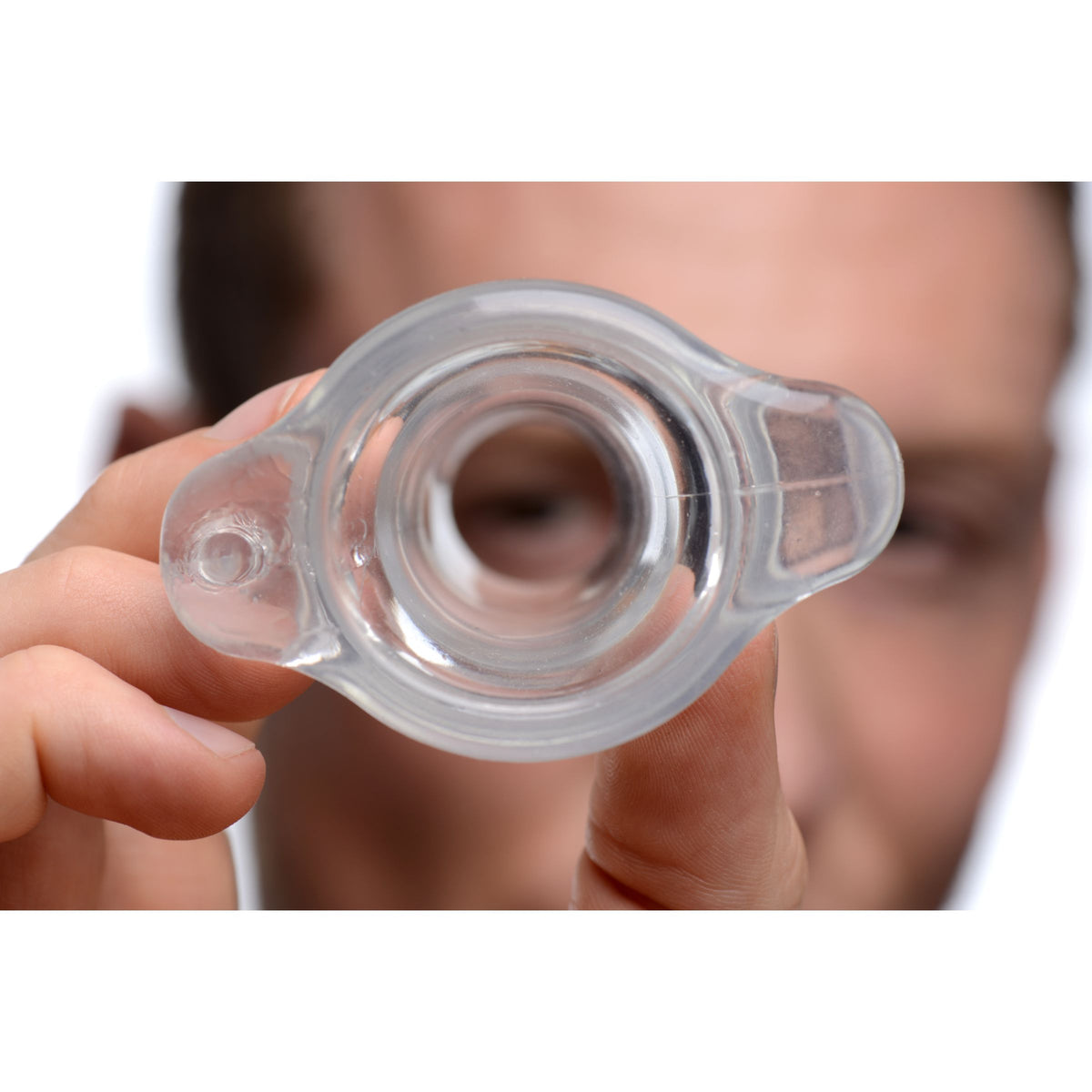 Gape Glory Clear Hollow Anal Plug – butt plug, TPE