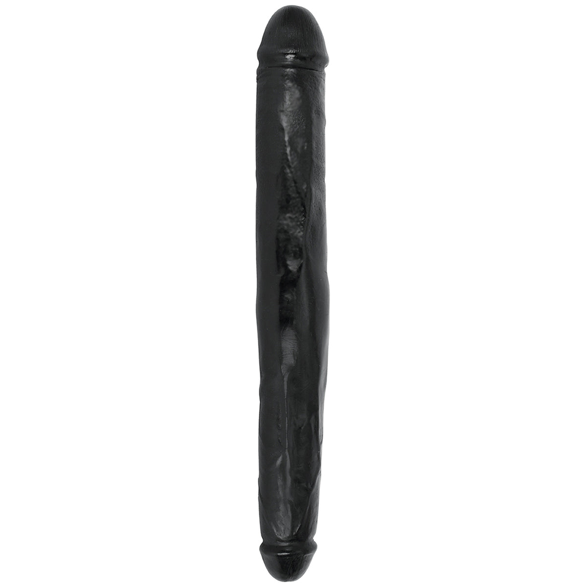 18 Inch Tapered Double Dong - Black – dildo, rubber