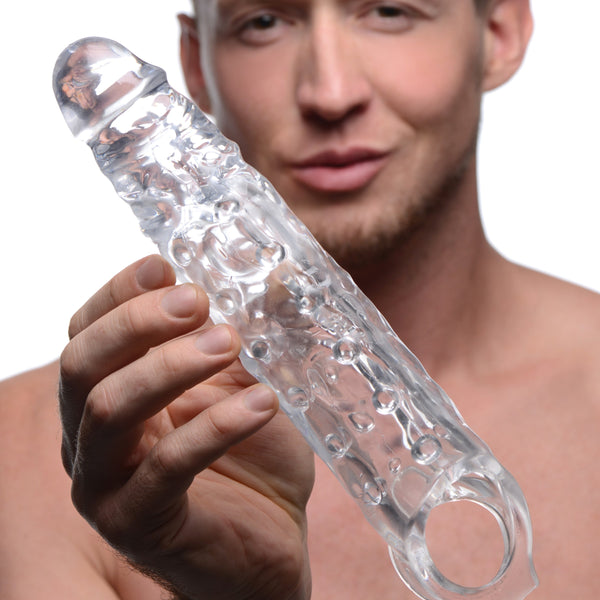 3 Inch Clear Extender Sleeve – penis pump and enhancer, TPE