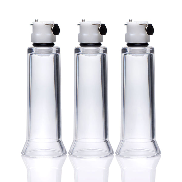 Clit and Nipple Cylinders -Set 3 – penis pump and enhancer, ABS plastic