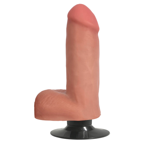 JOCK 6 Inch Vibrating Dong with Balls – dildo, PVC