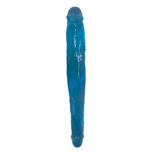 Lollicock Sweet Slim Stick Double Dildo - Blue, rubber