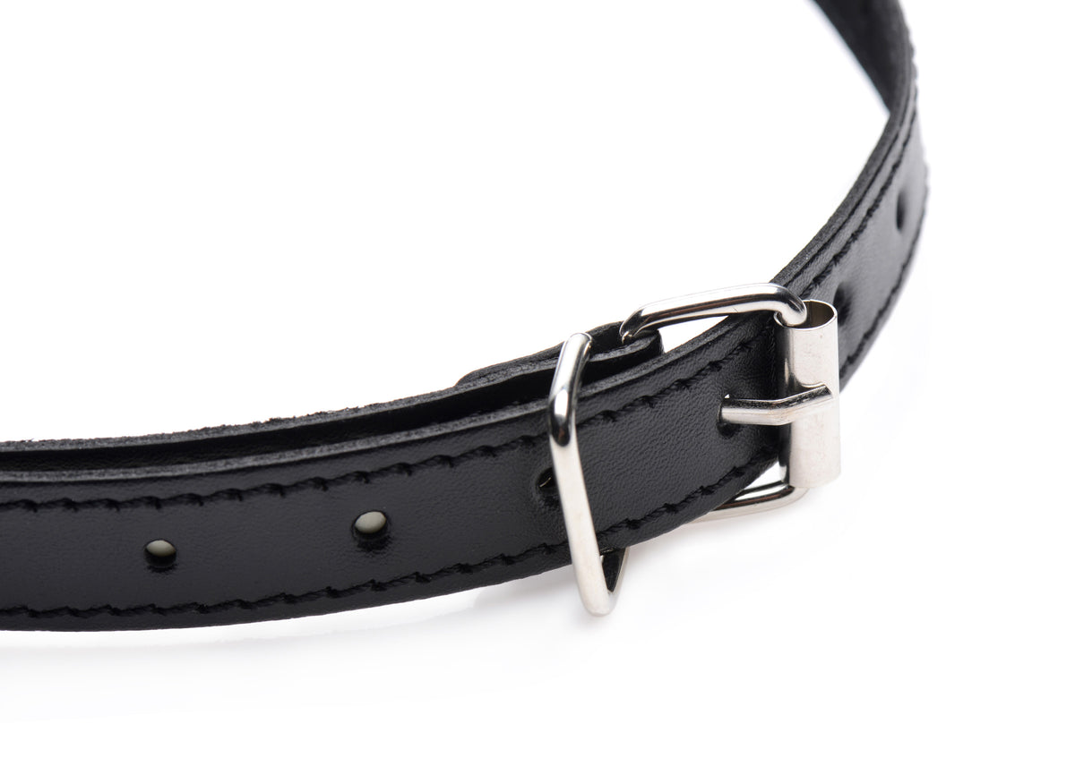 Padded Blindfold and Gag Set, Metal (view 6)