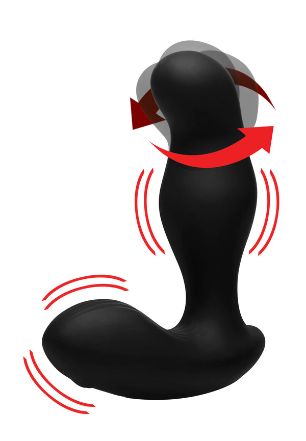 7X P-Gyro Silicone Prostate Stimulator with Gyrating Shaft – prostate massager, Silicone