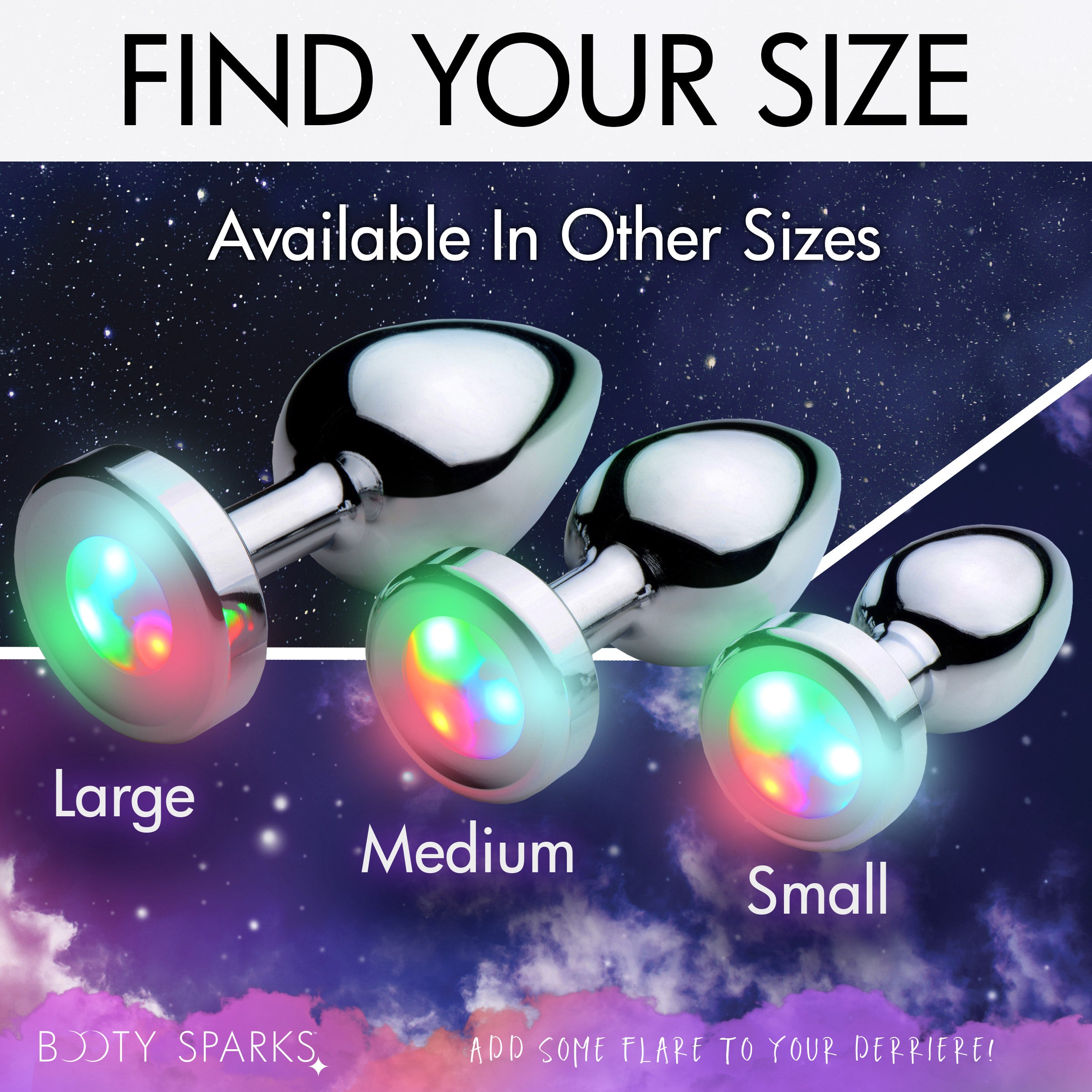 Light Up Anal Plug - Large