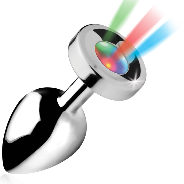 Light Up Anal Plug - Large – butt plug, Metal